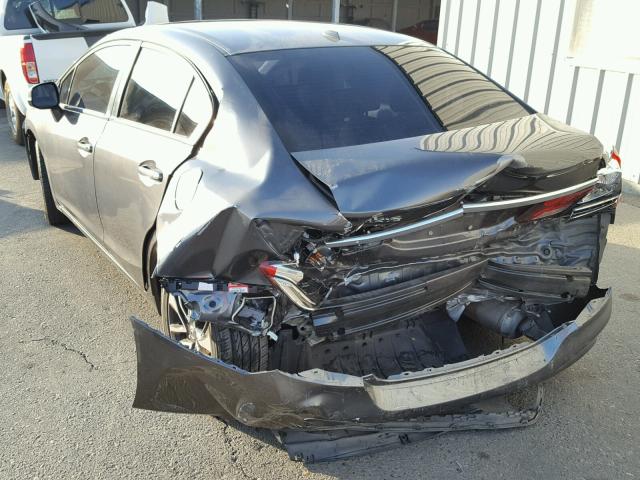 2HGFB2F99DH544490 - 2013 HONDA CIVIC EXL CHARCOAL photo 3