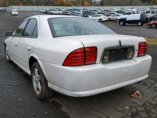 1LNHM87A3YY910691 - 2000 LINCOLN LS WHITE photo 3