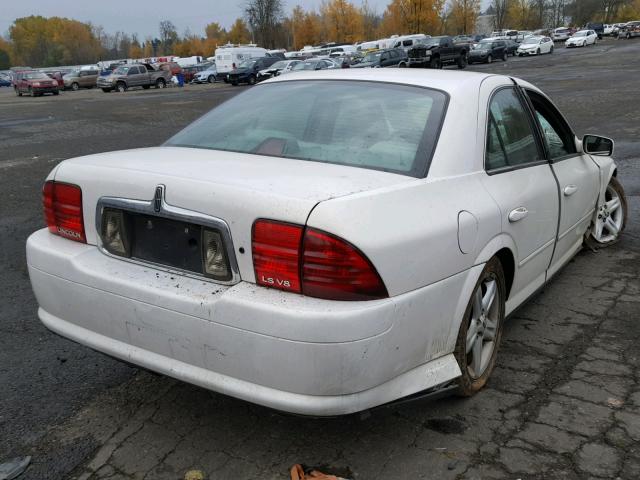 1LNHM87A3YY910691 - 2000 LINCOLN LS WHITE photo 4