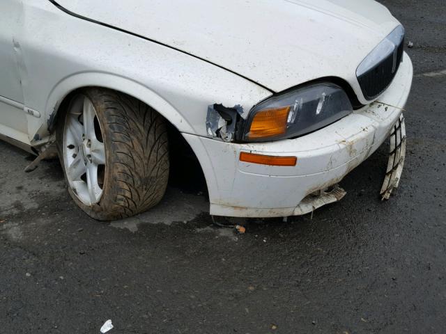 1LNHM87A3YY910691 - 2000 LINCOLN LS WHITE photo 9
