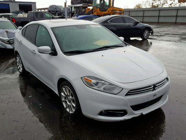 1C3CDFCBXED670189 - 2014 DODGE DART LIMIT WHITE photo 1