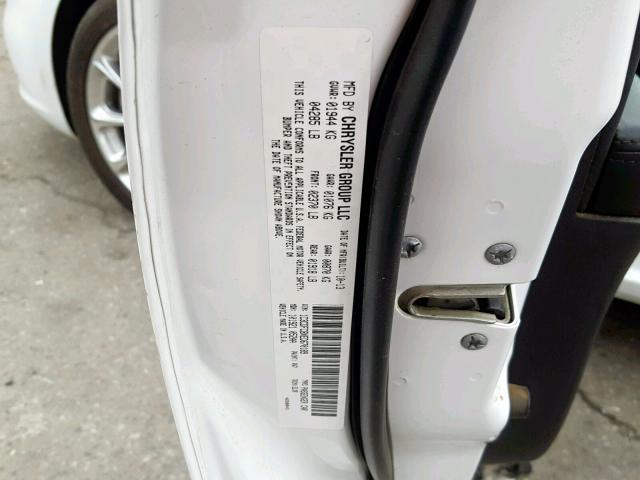 1C3CDFCBXED670189 - 2014 DODGE DART LIMIT WHITE photo 10