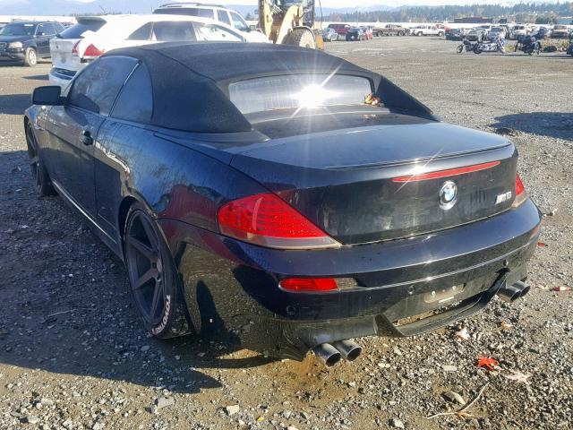 WBAEK73475B325387 - 2005 BMW 645 CI AUT BLACK photo 3