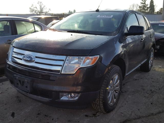 2FMDK3JC9ABB35124 - 2010 FORD EDGE SEL BLACK photo 2