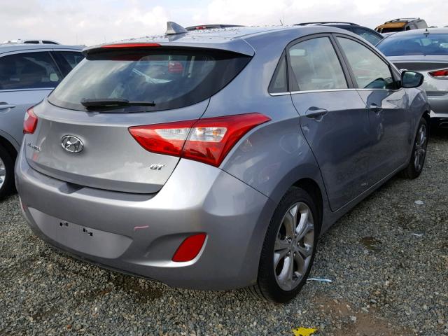 KMHD35LE0DU152531 - 2013 HYUNDAI ELANTRA GT SILVER photo 4