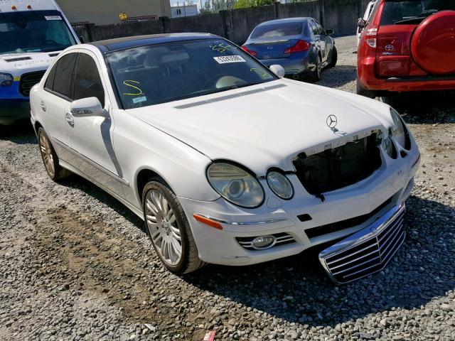 WDBUF72XX7B054390 - 2007 MERCEDES-BENZ E 550 WHITE photo 1