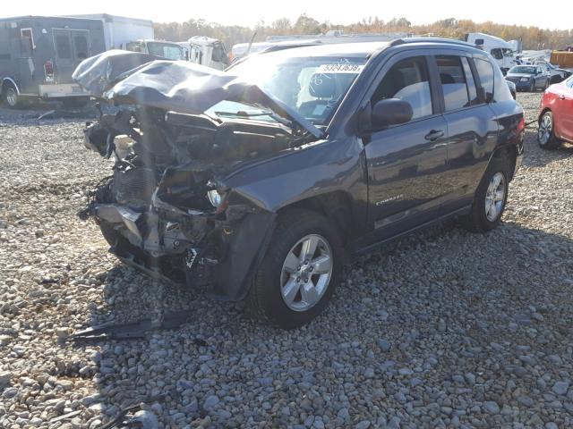 1C4NJCBA9ED789324 - 2014 JEEP COMPASS SP 灰色 照片 2