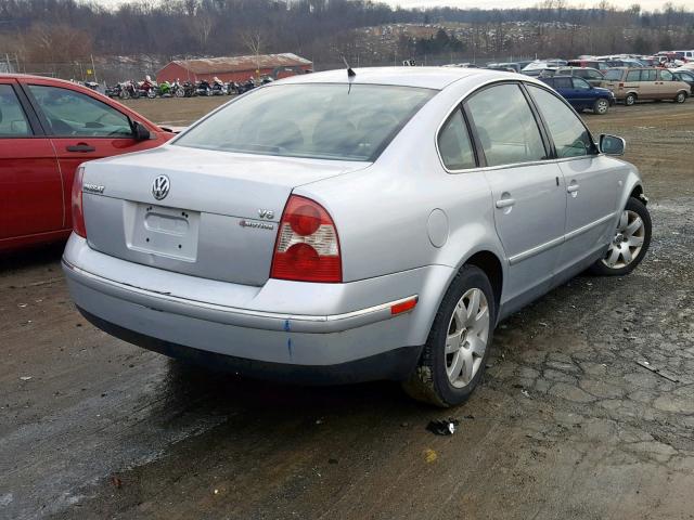 WVWTH63B91P193697 - 2001 VOLKSWAGEN PASSAT GLX 银色 照片 4
