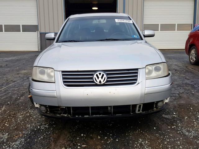 WVWTH63B91P193697 - 2001 VOLKSWAGEN PASSAT GLX 银色 照片 9