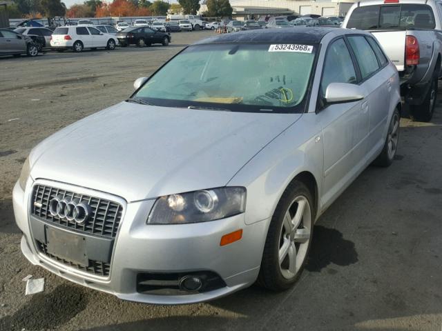 WAUKD78P78A014665 - 2008 AUDI A3 S-LINE SILVER photo 2