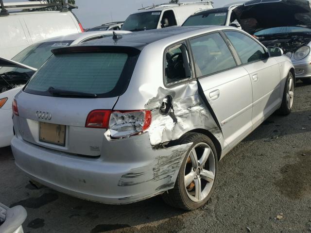 WAUKD78P78A014665 - 2008 AUDI A3 S-LINE SILVER photo 4