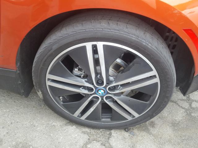 WBY1Z4C55EV274229 - 2014 BMW I3 REX შავი ფოტო 9