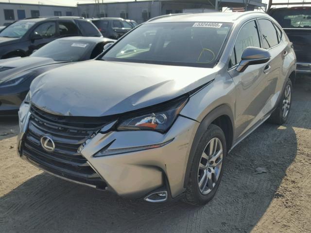 JTJYARBZ3G2034106 - 2016 LEXUS NX 200T SILVER photo 2