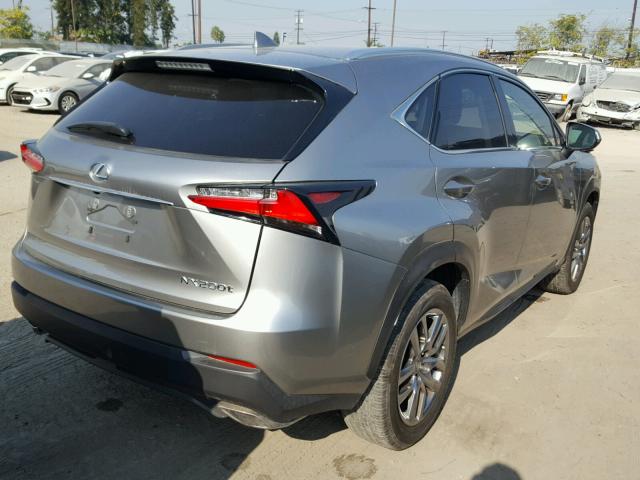 JTJYARBZ3G2034106 - 2016 LEXUS NX 200T SILVER photo 4