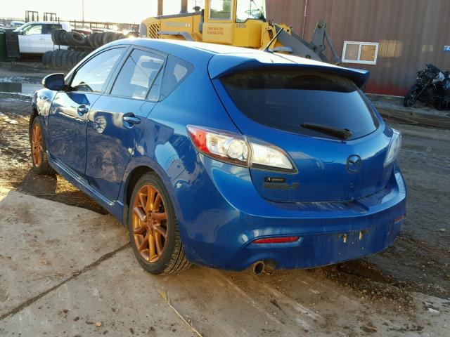 JM1BL1L65C1579927 - 2012 MAZDA 3 S BLUE photo 3