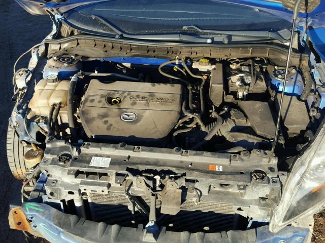 JM1BL1L65C1579927 - 2012 MAZDA 3 S BLUE photo 7