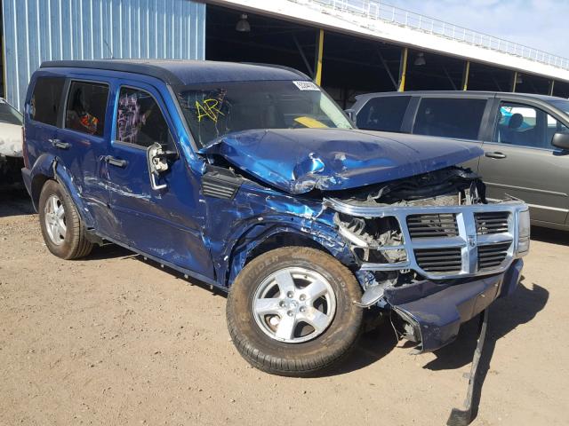 1D8GT28K89W531370 - 2009 DODGE NITRO SE BLUE photo 1