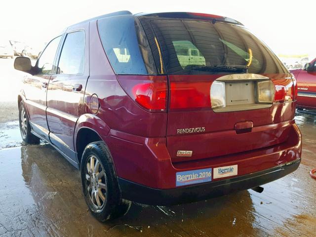 3G5DA03LX6S580807 - 2006 BUICK RENDEZVOUS RED photo 3