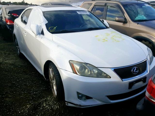 JTHBE262285017376 - 2008 LEXUS IS 350 WHITE photo 1