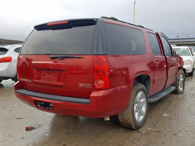 1GKS1KE0XDR266285 - 2013 GMC YUKON XL C RED photo 4