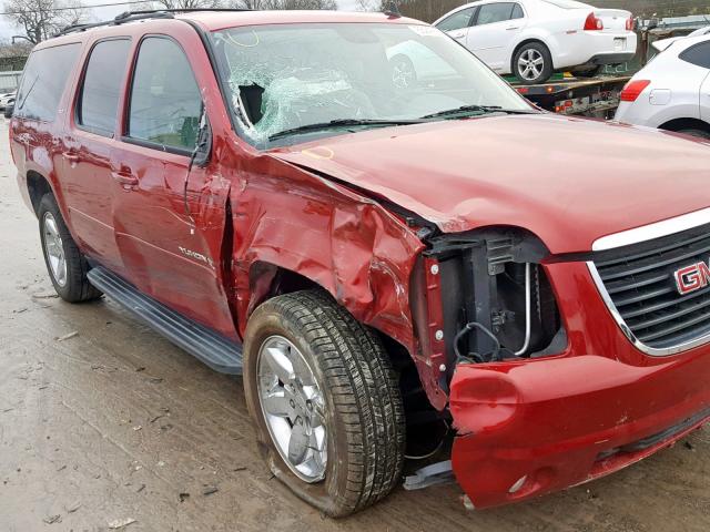 1GKS1KE0XDR266285 - 2013 GMC YUKON XL C RED photo 9