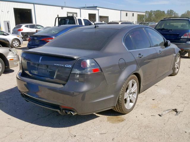 6G2EC57Y18L148231 - 2008 PONTIAC G8 GT GRAY photo 4