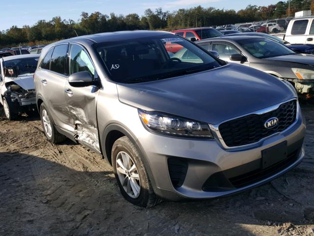 5XYPGDA57KG440631 - 2019 KIA SORENTO LX GRAY photo 1