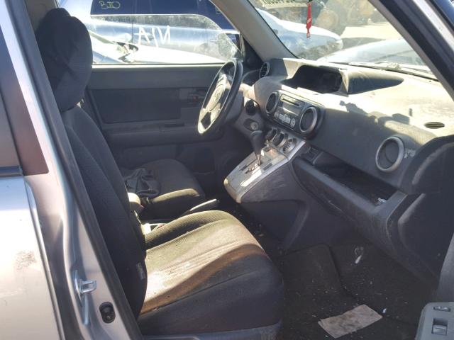 JTLKE50E481040112 - 2008 TOYOTA SCION XB ვერცხლისფერი ფოტო 5