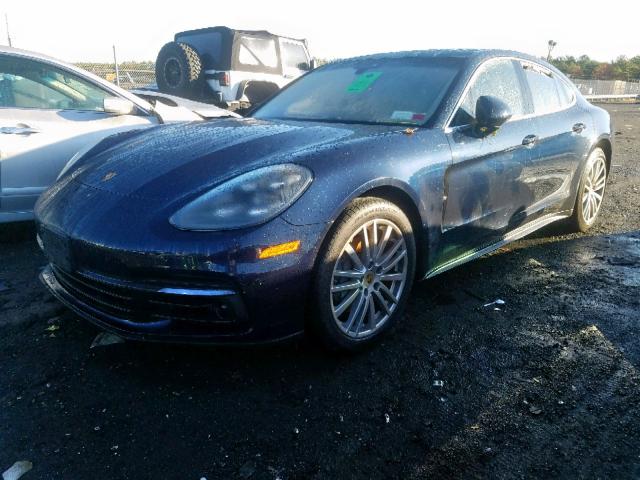 WP0AB2A77HL120765 - 2017 PORSCHE PANAMERA 4 BLUE photo 2