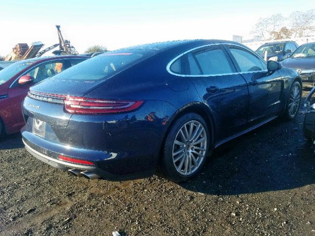 WP0AB2A77HL120765 - 2017 PORSCHE PANAMERA 4 BLUE photo 4