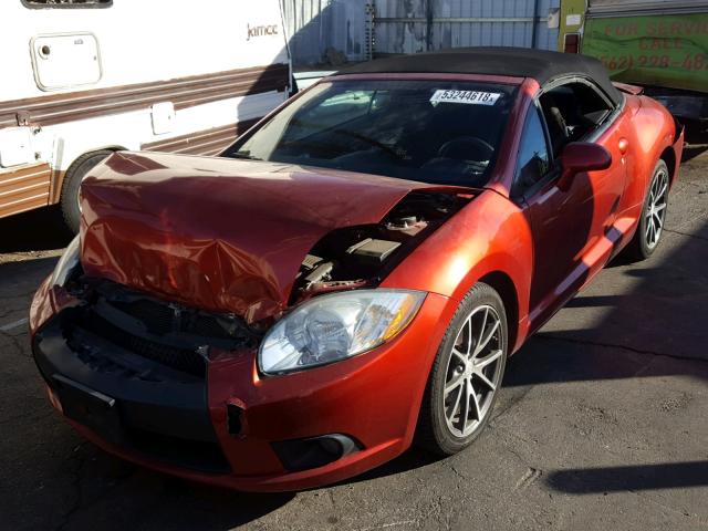 4A37L2EF0CE003273 - 2012 MITSUBISHI ECLIPSE SP RED photo 2