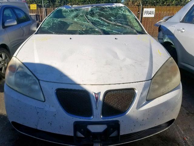 1G2ZH578164122235 - 2006 PONTIAC G6 GT WHITE photo 9