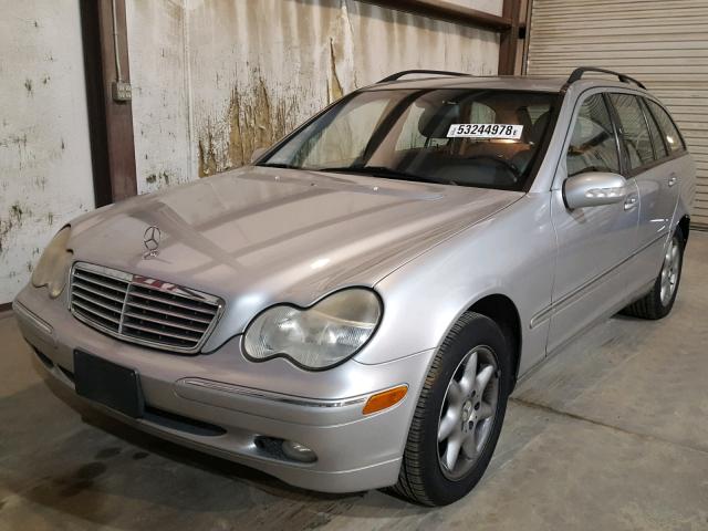 WDBRH61J53F309540 - 2003 MERCEDES-BENZ C 240 SPOR SILVER photo 2