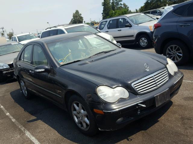 WDBRF81J83F388428 - 2003 MERCEDES-BENZ C 240 4MAT BLACK photo 1