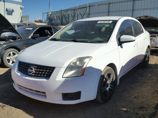 3N1AB61E97L631373 - 2007 NISSAN SENTRA 2.0 WHITE photo 2