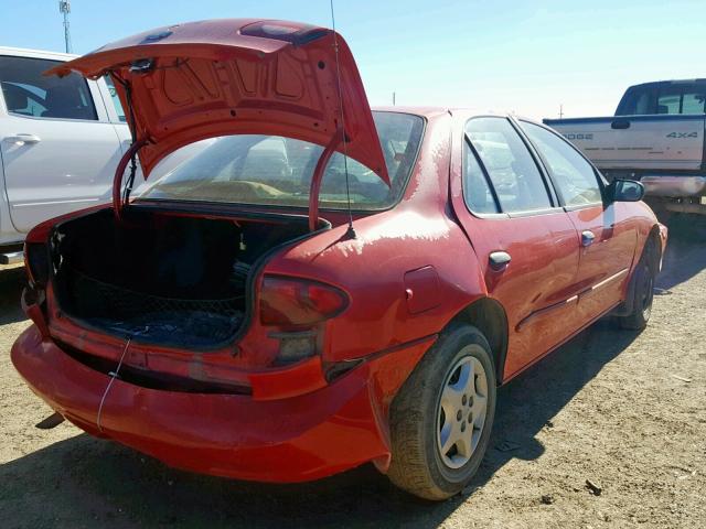 1G1JC524017252695 - 2001 CHEVROLET CAVALIER B RED photo 4