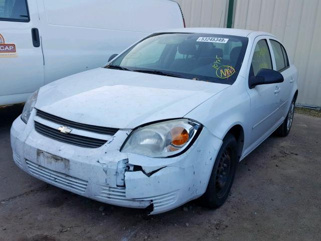 1G1AK52F457636330 - 2005 CHEVROLET COBALT WHITE photo 2