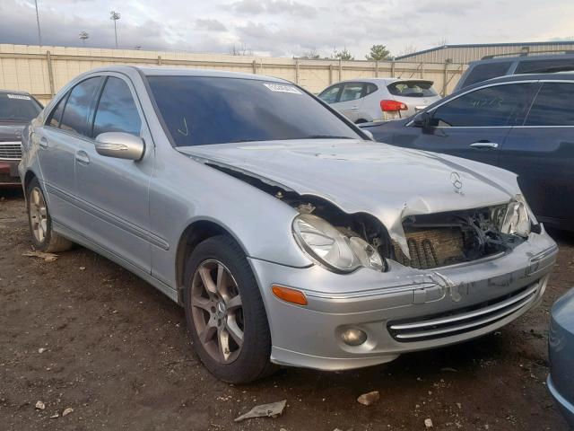 WDBRF92H87F876432 - 2007 MERCEDES-BENZ C 280 4MAT SILVER photo 1