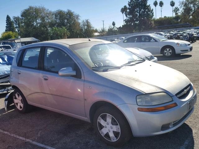 KL1TD66657B733277 - 2007 CHEVROLET AVEO BASE Күміс фото 1