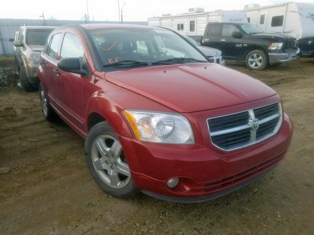 1B3HB48C18D681181 - 2008 DODGE CALIBER SX RED photo 1