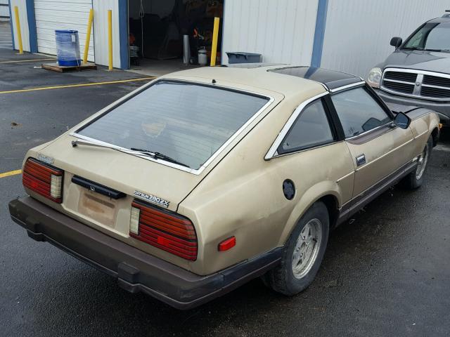 1N1HZ06S7DX503915 - 1983 DATSUN 280ZX 2+2 BROWN photo 4