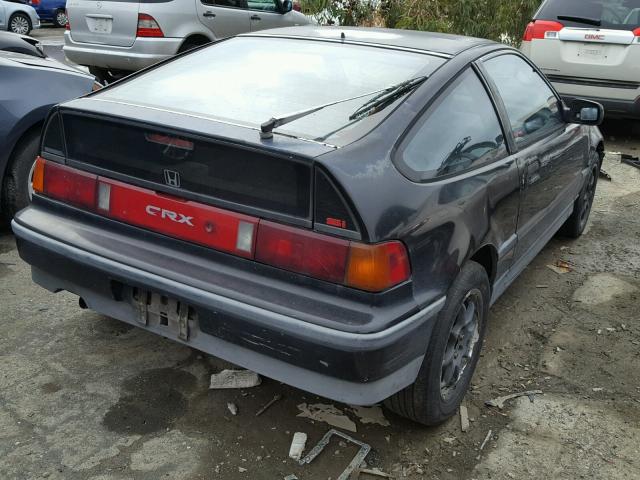 JHMED9369KS008568 - 1989 HONDA CIVIC 1500 BLACK photo 4