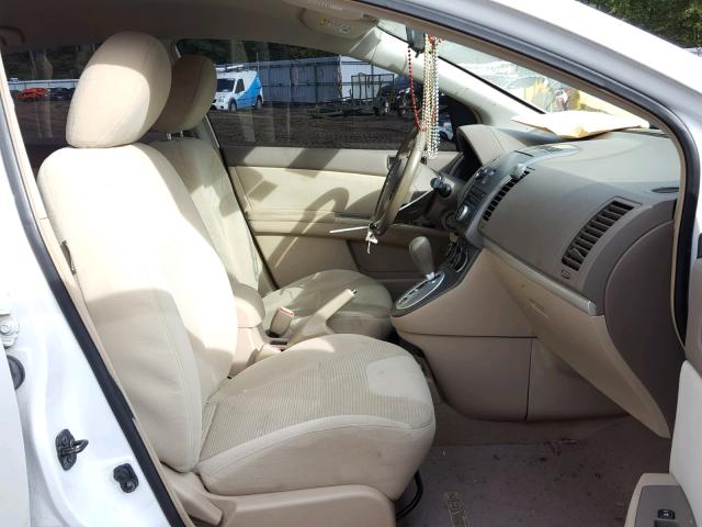 3N1AB6APXAL666397 - 2010 NISSAN SENTRA 2.0 WHITE photo 5