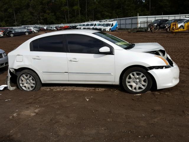 3N1AB6APXAL666397 - 2010 NISSAN SENTRA 2.0 WHITE photo 9