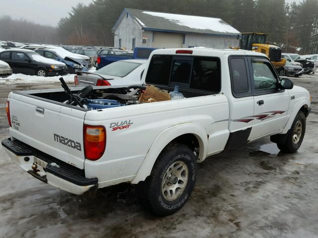 4F4YR16V91TM31476 - 2001 MAZDA B3000 CAB WHITE photo 4