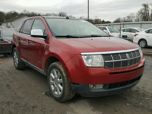 2LMDU68C58BJ09135 - 2008 LINCOLN MKX RED photo 1