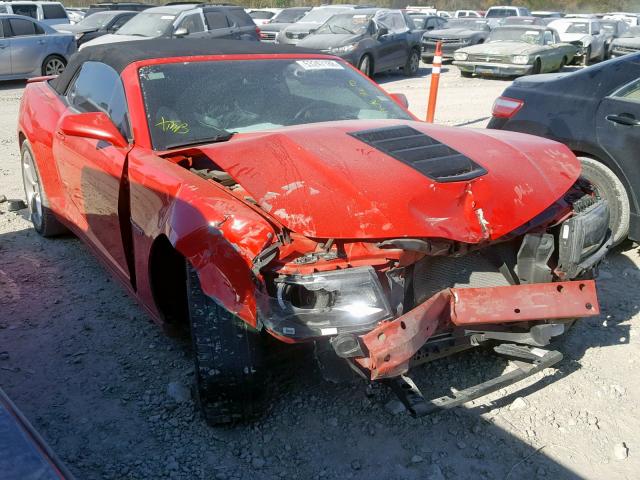 2G1FK3DJ5F9284595 - 2015 CHEVROLET CAMARO 2SS RED photo 1