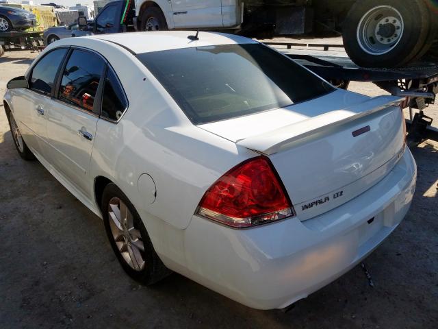 2G1WC5E35C1240499 - 2012 CHEVROLET IMPALA LTZ WHITE photo 3