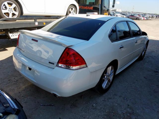 2G1WC5E35C1240499 - 2012 CHEVROLET IMPALA LTZ WHITE photo 4