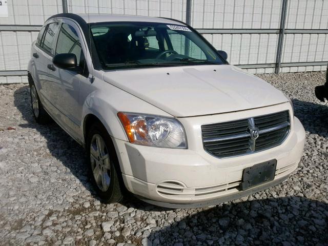 1B3HB48B17D403791 - 2007 DODGE CALIBER SX WHITE photo 1